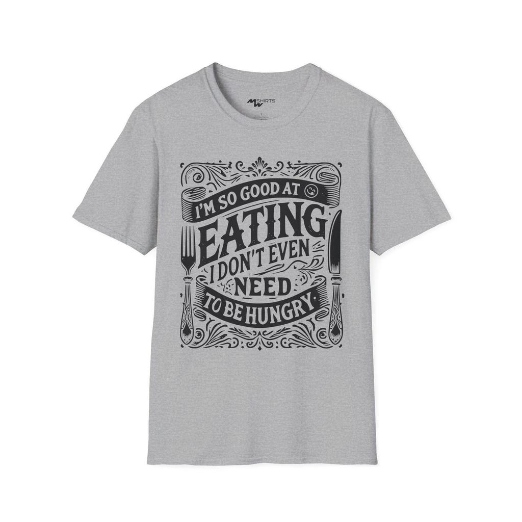 Funny Foodie T-Shirt: Vintage Engraving Style Graphic Tee