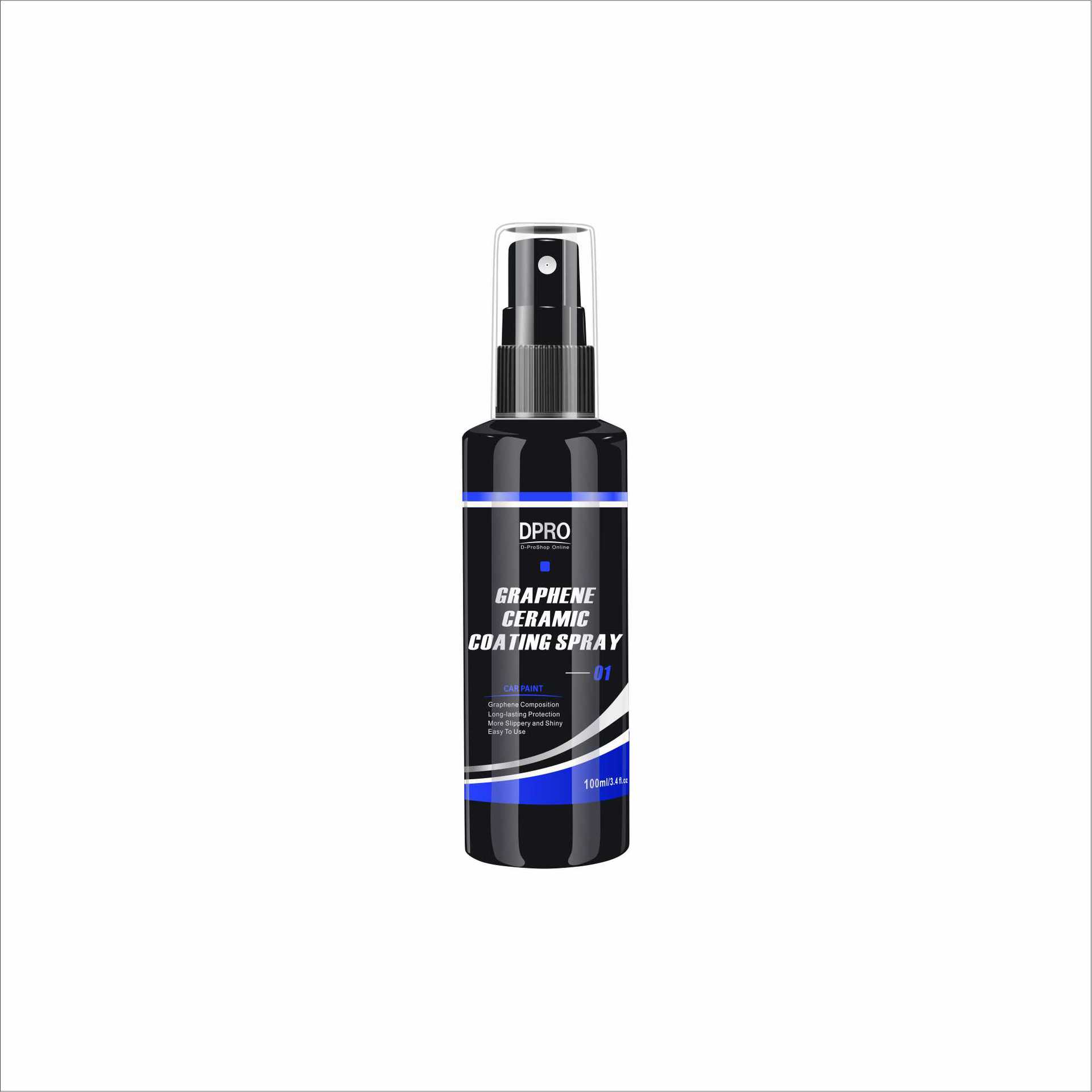 

Аэрозольная краска для автомобиля, Аэрозольная краска для керамики с высоким глянцем графена, Аэрозольная краска для быстрого ремонта автомобильной краски, Защита деталей 12.5x3.5x3.5cm,100ml