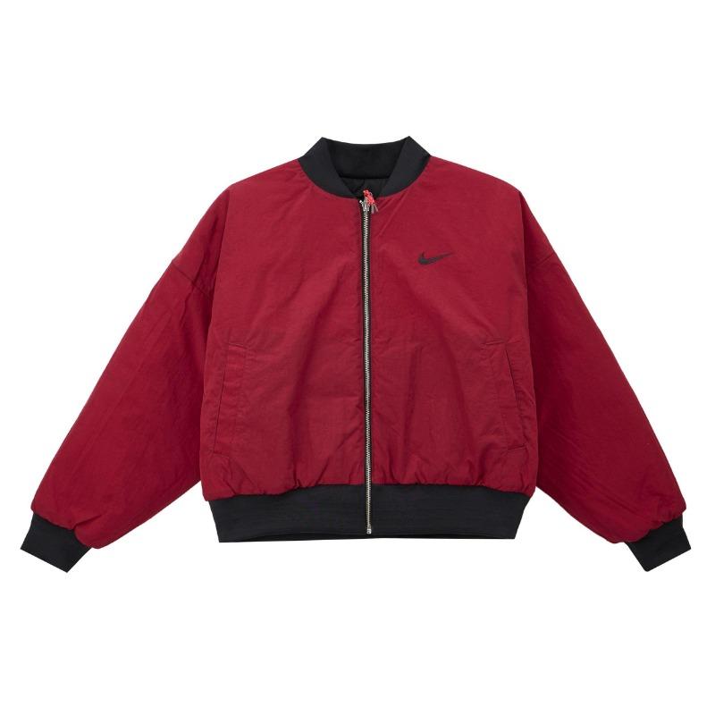 Nike Sportswear Women's Reversible Fleece Jacket Black HV8469-010