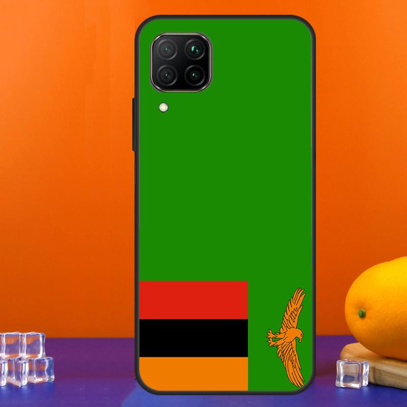 Sambia Flagge Für Huawei Nova 12s 12i 11i 5T 9 10 SE Y91 Y90 Y60 Y70 Y72 Y61 P60 Pro P20 P40 P30 Lite Hülle