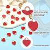 KitBeads 100pcs Enamel Red Heart Charms Mini Valentine's Day Love Heart Shaped Charms for Jewelry Making Bulk