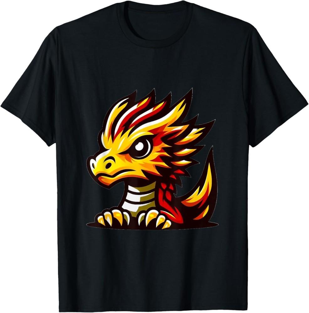 

Fiery Baby Dragon - The Hatchling T-Shirt 4XL