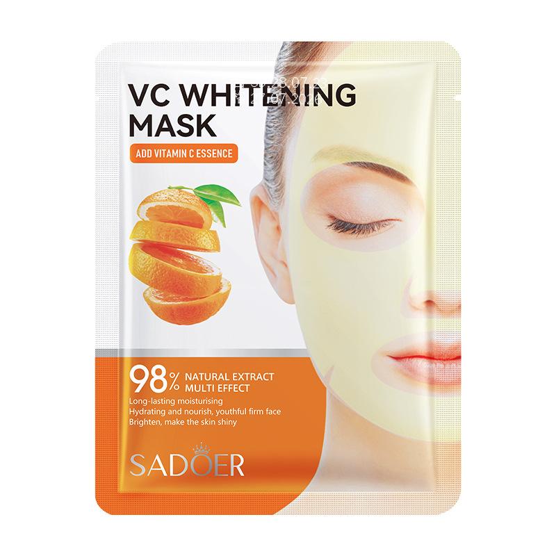 3pcs Mask 25g SADOER Aloe Vera VC Moisturizing and Hydrating Rejuvenating Mask Patch Pack 25g