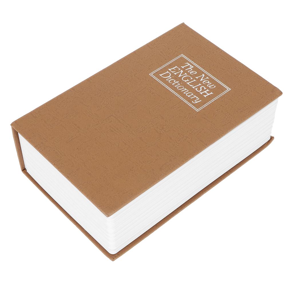 Book Safe Storage Box Dictionary Money Coines Box with Security Combination Lock for Home Use