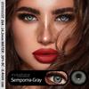 Eyeshare 1 Pair Gray Brown Colored Contact Lenses for Eyes Beautiful Natural Pupil Soft Contacts
