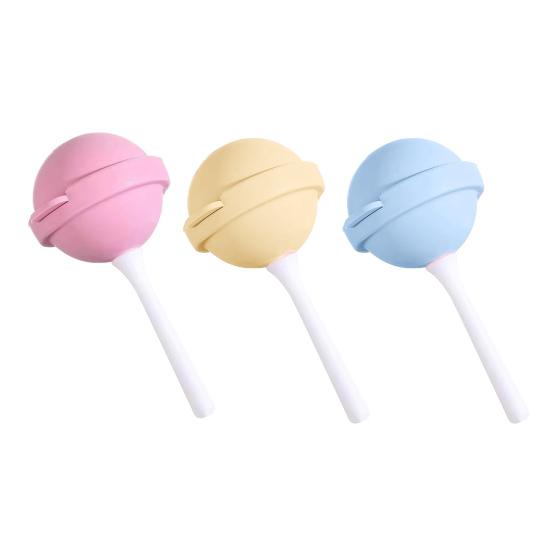 

3Pcs Lollipop-Shaped Silicone Ice Pop Mold BPA-Free Easy-Release Reusable Popsicle Maker Fun Summer DIY for Kids Adults