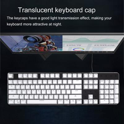 104Pcs Key Caps Accessory ABS Universal Backlight Keyboard OEM Keycaps Replacement
