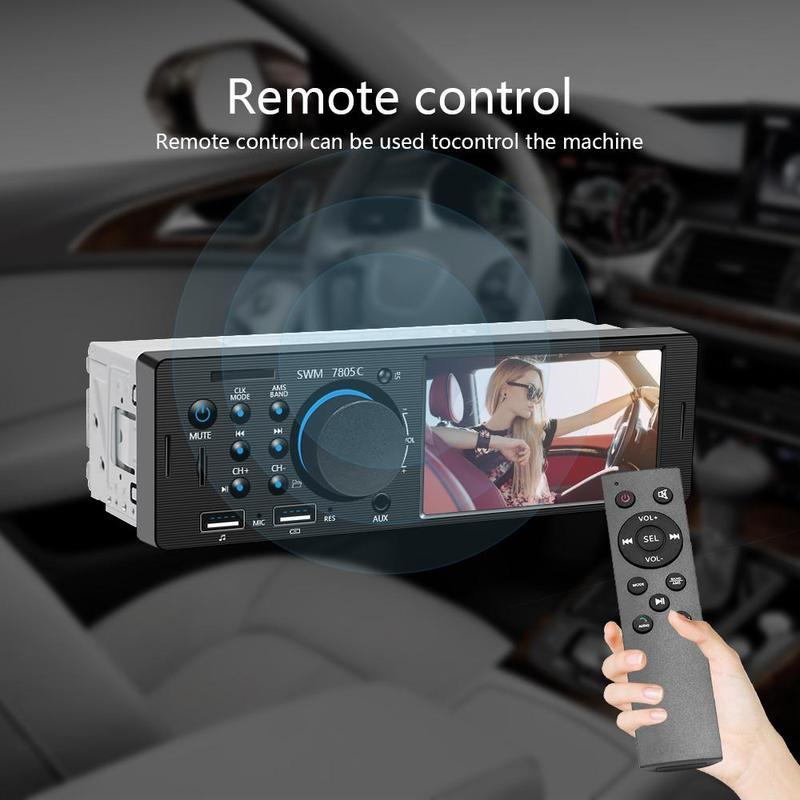 Car Radio Autoradio 4.1 Inch Touch Screen 1 Din Car MP5 Player Auto Stereo Bluetooth FM AUX USB TF