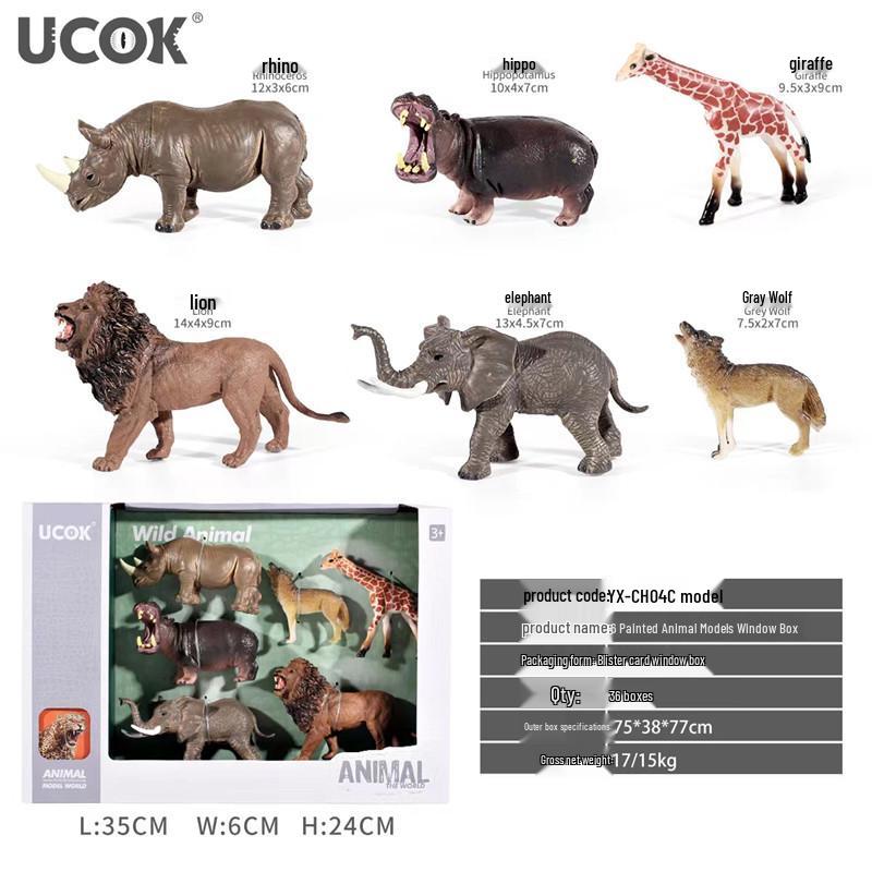 Dinosaur Toy Gift Set: Early Education Animal Playset for Kids Ages 3-9