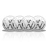 4 ks 56mm 60mm Krytky středů kol auta Znaky Kryty Nálepky Pro Volkswagen VW R Line GTI Touareg Golf 6 7 8 Jetta Passat