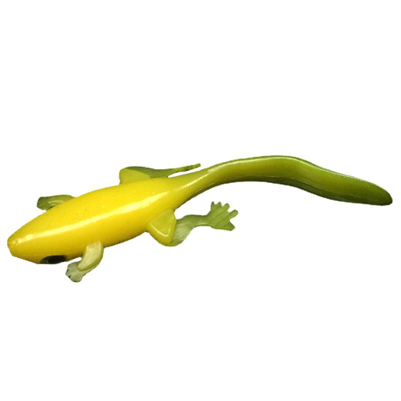 7,5 cm/3 g Siliconen Zachte Salamander Luya Zacht Aas Hagedis Simulatie Zacht Aas Luya Aas