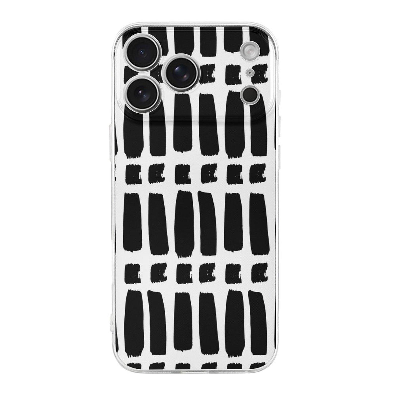 

1 Pack For iPhone 17 Series TPU Phone Case Glossy Scratch-Resistant Shockproof Design, Daily Protection IPHONE-17ProMax білий