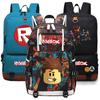 Roblox Gaming Backpack Large Capacity Boys Girls School Trip Bag