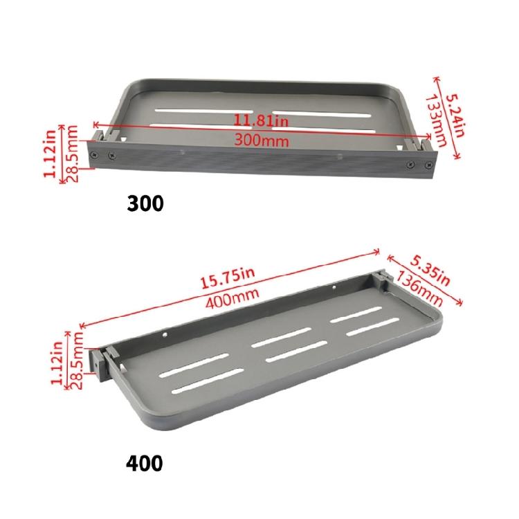 Aluminum Wall Shelf Space Saving For RVs Fold Down Feature Offers Practical Storage Solution Convenient Foldable Design