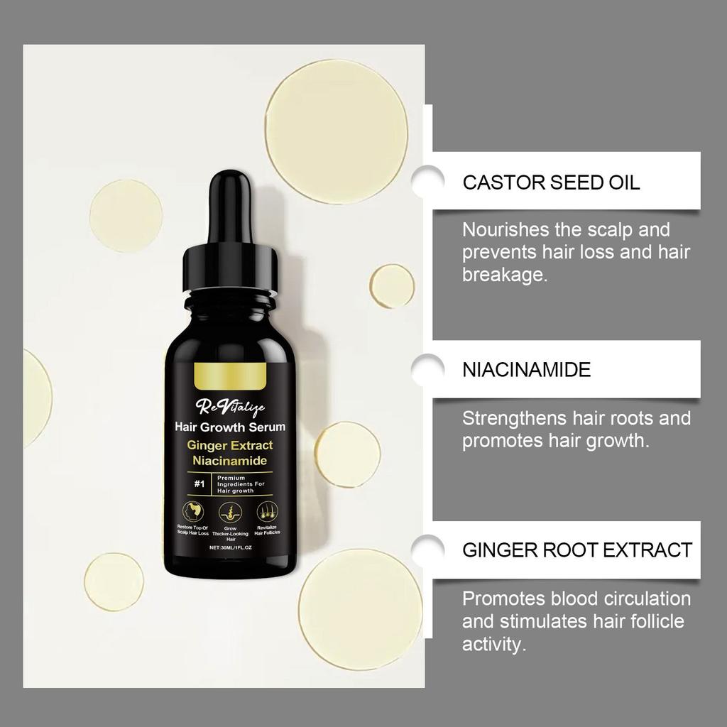 Hair Growth Serum Hydrates And Moisturizes Hair With Soft, Shiny And Hair Care Serum 30ml