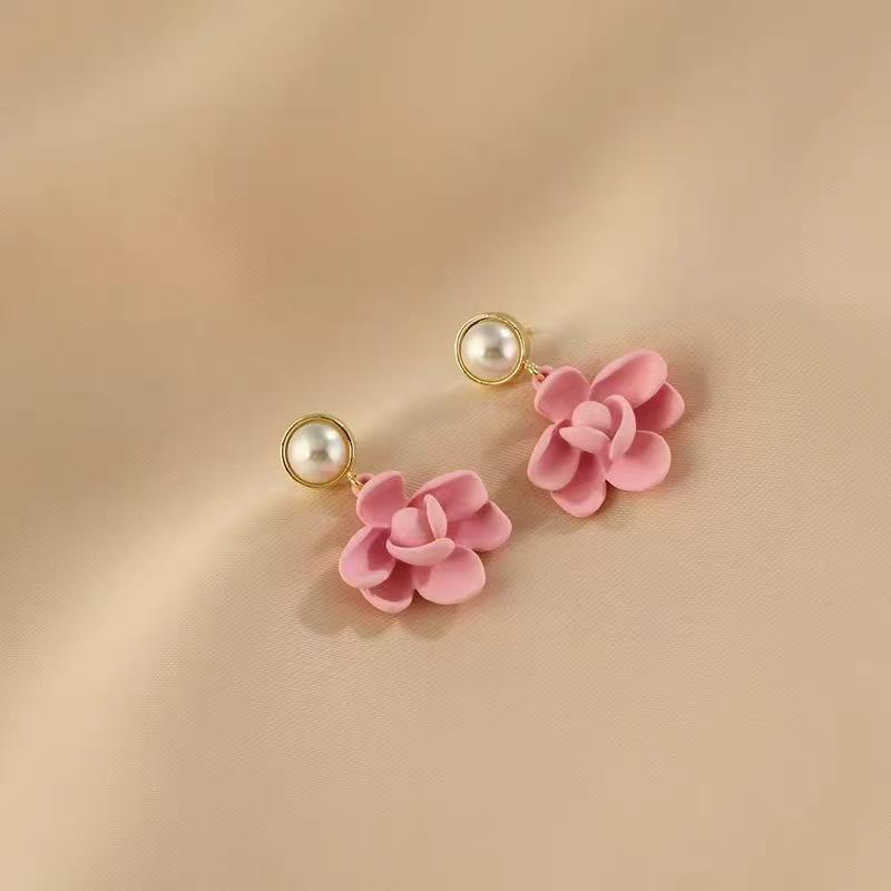 S Silver Needle Exquisite Small Design Sense Flash Diamond Slippers Earrings Dongdaemun, Korea Personality Fashion OL Earrings Women