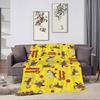 Curious George Blanket For Soft Throw Blanket for Picnic Bed Sofa Home Bedroom Cozy Warm Comfortable