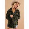 Retro fluffy winter new women's plush lapel long-sleeve jacket coat