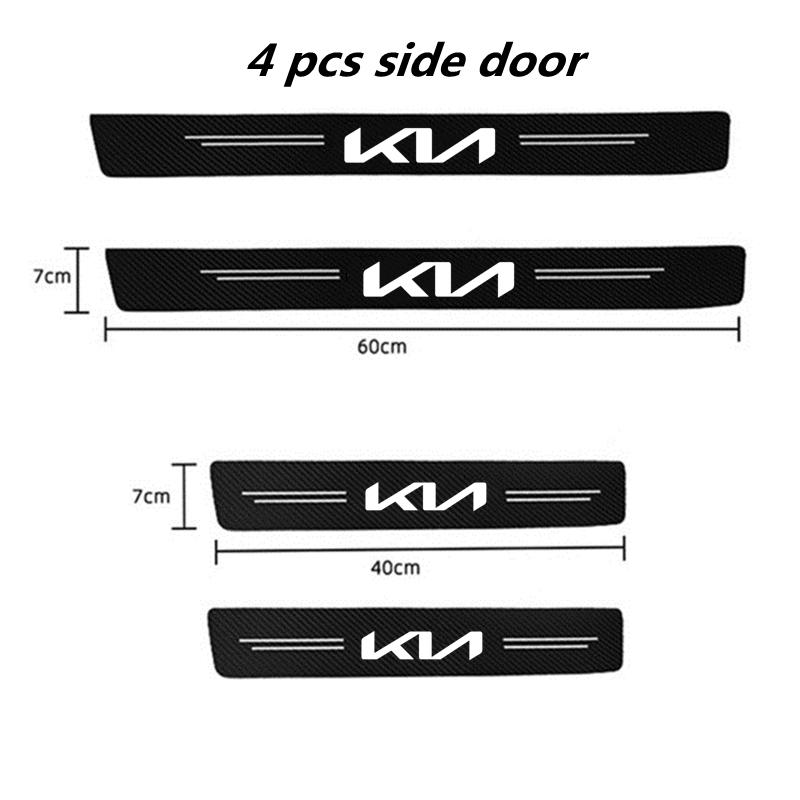 AADV1 Car Sill Protector Decoration Sticker model Welcome Pedal Protection Strip For KIA RIO 2 3 4 5 Xline x line Car Accessories