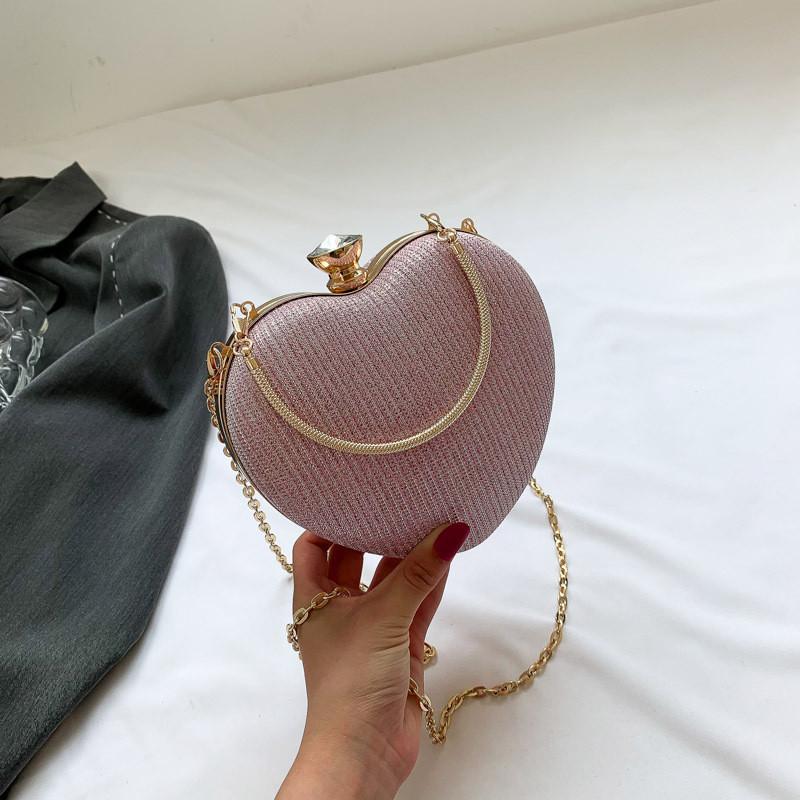 Stylish Heart-shaped Crossbody Bag For Women Trendy Summer 2023 Pu Leather