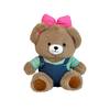 Plush Toy New Strap Butterfly Bear Doll Video Game City Redemption Doll Big Bear Pillow Doll