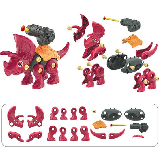 1 Zestaw umiejętności szkoleniowych Interakcja rodzic-dziecko Ekologiczny ze śrubokrętem Dzieci DIY Składanie modelu dinozaura Zabawki zmontowane