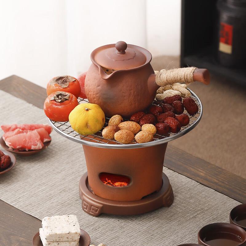 Volcanic Stone Tea Kettle & Stove Set