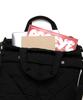 Lee Diamond Quilted Dual Pocket Helmet Bag Black
