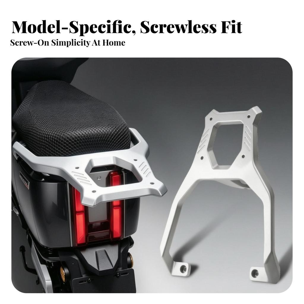 Scooter Rear Rack Robust Carrier Secure for Commuters