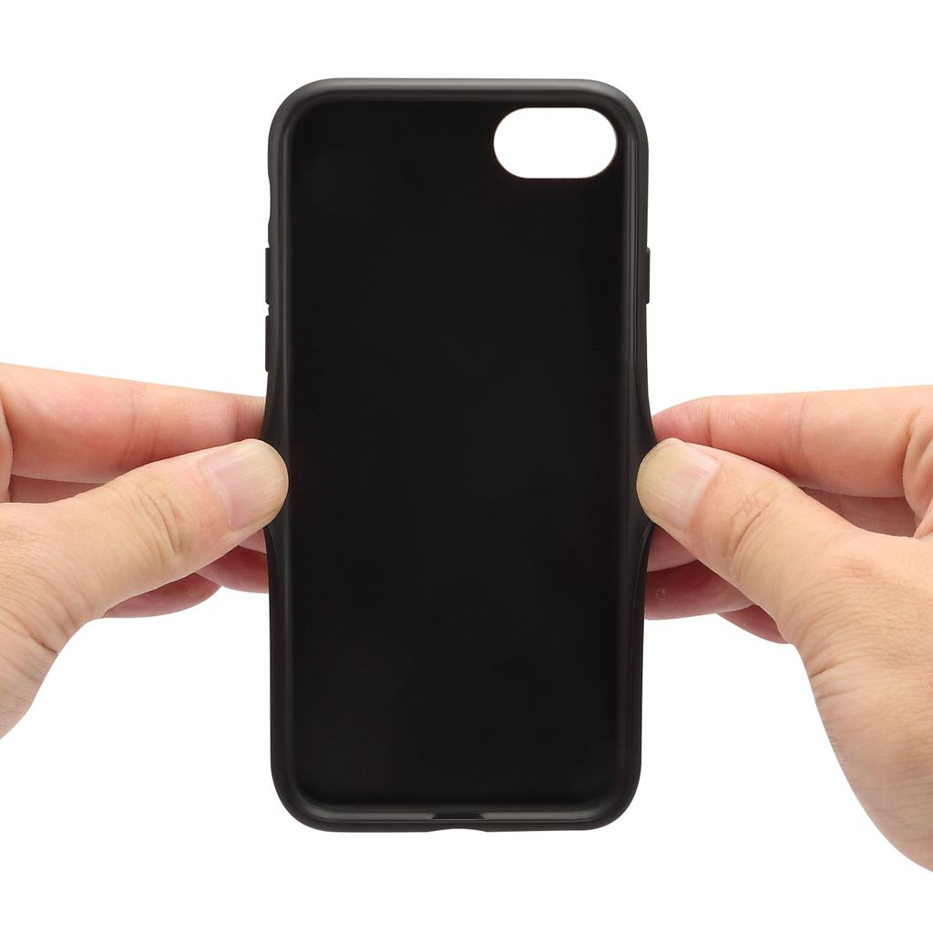 For iPhone 7 4.7 inch/8 4.7 inch/SE (2020)/SE (2022) Cell Phone Case Calf Texture PC+TPU+PU Leather Cover