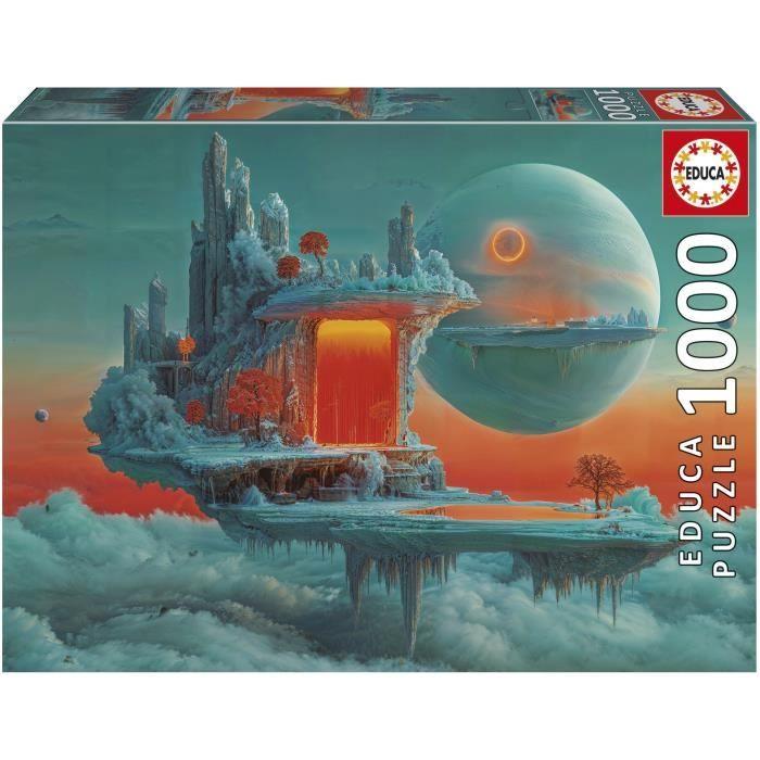 Puzzle - EDUCA - Planète De Feu Et De Glace - 1000 Pièces - 48 X 68 Cm - À Partir De 12 Ans