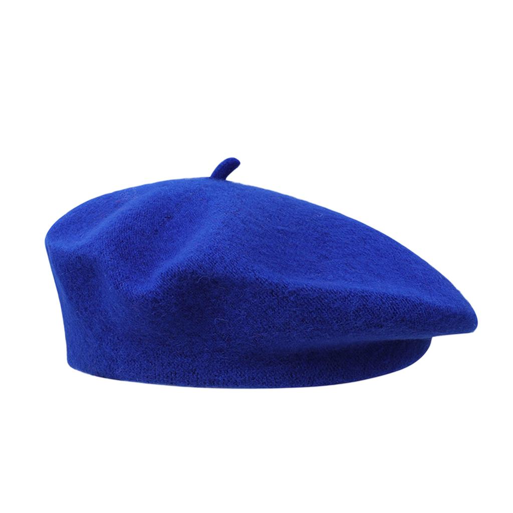 French Style Beret Hats For Fall And Winter Unisex Stretchy Soft Acrylic Blend Solid Color Elegant Retro Headwear