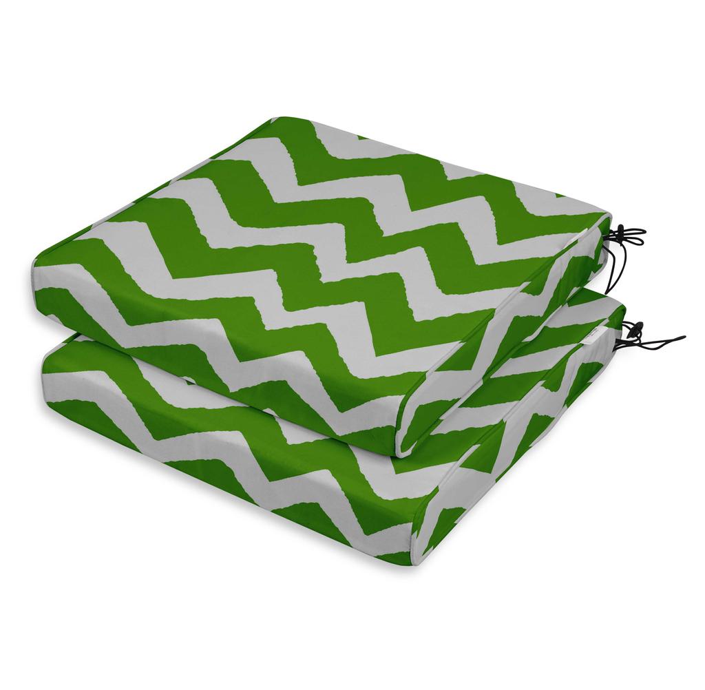 Vargottam Perfect Outdoor Indoor Square Corner Seat Cushions Water-Resistant Lounge Chair 18.5" X 16" Home Office Patio Furniture