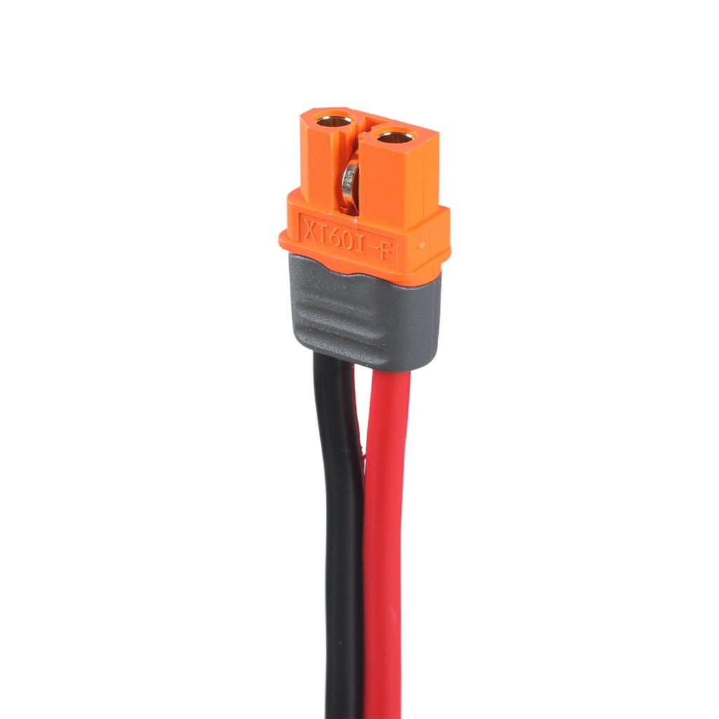 12AWG XT60i To O Rings Terminal Cable Power Supply Cord Line for UAV Models and Solar Batteries OD4.0x8.0mm Wire