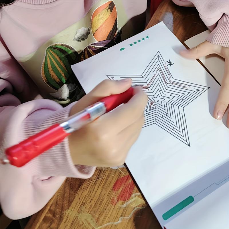 Non-Toxic Children'S Maze Game Book Student Concentration Training Intellectual Development Educational Early Learning Toys Kids Gifts