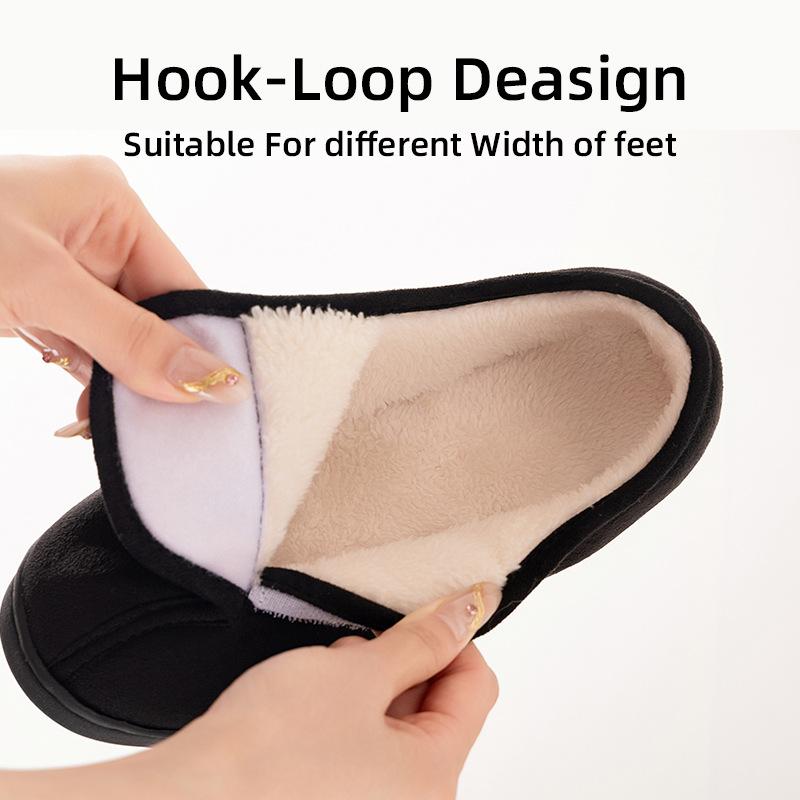 Cotton Shoes Winter Women's Velcro Short Boots Women's Boots Piled Thickened Snow Boots Polyurethane Thick-soled Cotton Boots