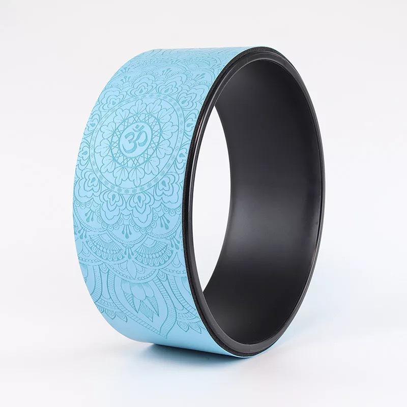 PU Cork Yoga Wheel for Shoulder Opening, Backbend, and Pilates Exercises