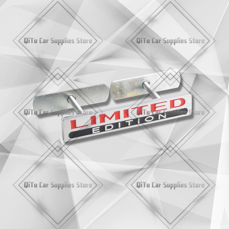 Zinc Alloy Limited Edition Badge Car Body Trunk Emblem 3D Grille Sticker For Nissan Suzuki Geely Skoda Subaru Fiat Chery Toyota