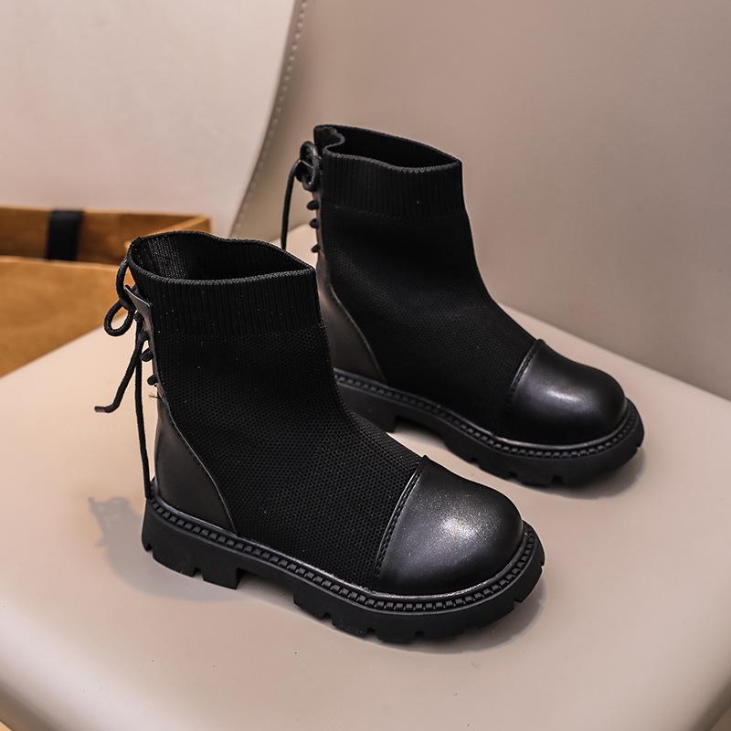 

Children s Ankle Boots Autumn Comfortable Non Slip Outdoor Casual Socks Boots Classic Girls Fashion Kids Elastic Boots 37
