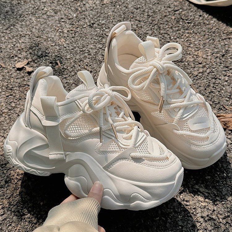 

Сетчатые дышащие туфли для папы, женская весенне-летняя новая легкая спортивная обувь 40