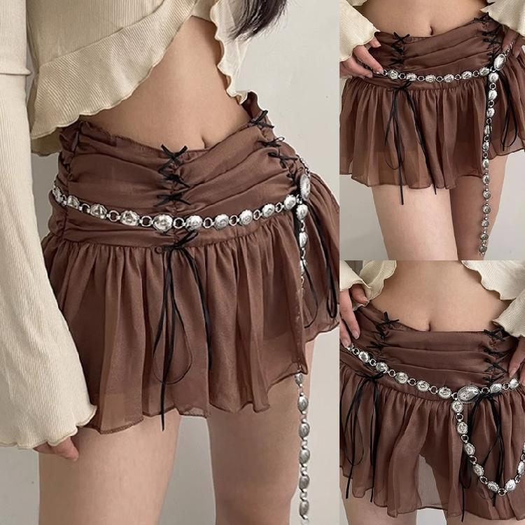 Ethnic Waist Chain for Women Banquet Seaside Ladies Waist Skinny Dress Belt