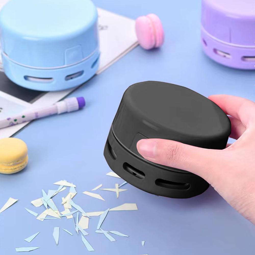 Leaner Eraser Scum Desk Cleaner Desk Cleaner Desk Vacuum Cleaner Powerful Suction Mini Dirt and Dust Spilled Food Study Desk Living Study Mini Vacuum