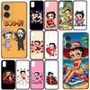 Cover for Samsung Galaxy S22 S21 S20 Fe Ultra S9 Plus + A13 A22 M21 M31 M55 M15 Phone Case Kawaii B-Bettys Anime B-Boops