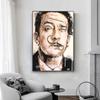 Picturi abstracte din pânză de artă graffiti Dali, afiș cu portretul feței și imprimare, imagini de artă de perete pentru decorarea pereților din camera de zi Cuadros