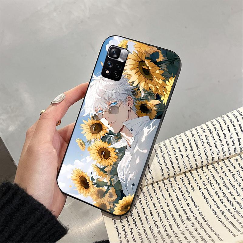 Jujutsu Kaisen Satoru Gojo Phone Case For Xiaomi Redmi note 13 12 Pro 11S 11 10 Pro 10S 12S Redmi 10 9C 13C