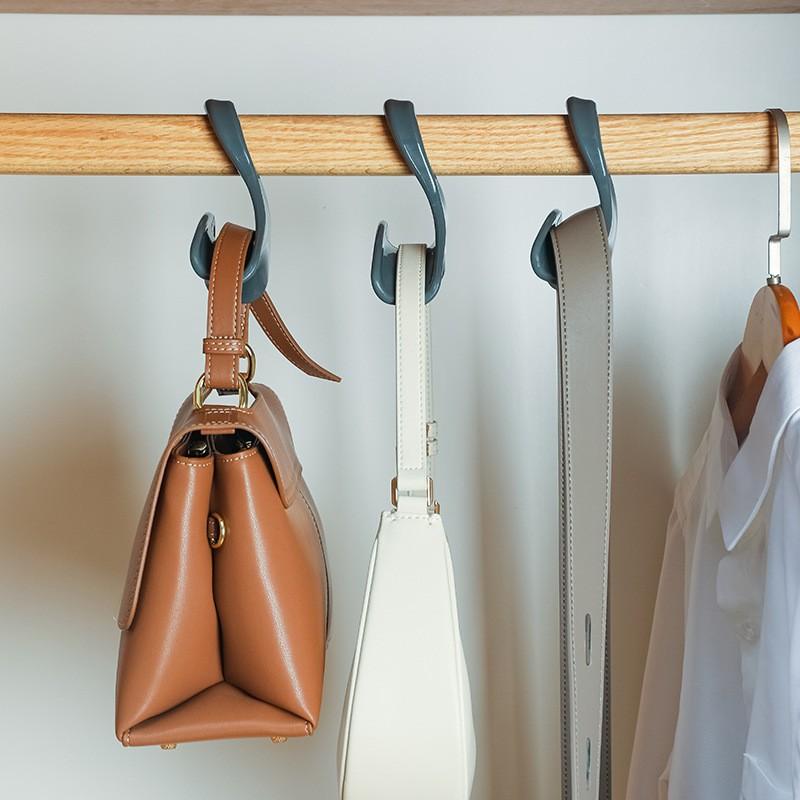 1Pc Bag Hanger Hook Handbag Hat Scarf Storage Rack Durable Wardrobe Backpack Hook Handbag Holder Storage Rack Organization