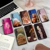 Sabrina Carpenter-C Short Sweet Phone Case Black Silicone Soft For Samsung S25,S24,S21,S22,S23,S30,Ultra,S20,Plus,Fe,Lite