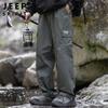 JEEP SPIRIT Men's Autumn/Winter Straight Leg Cargo Pants