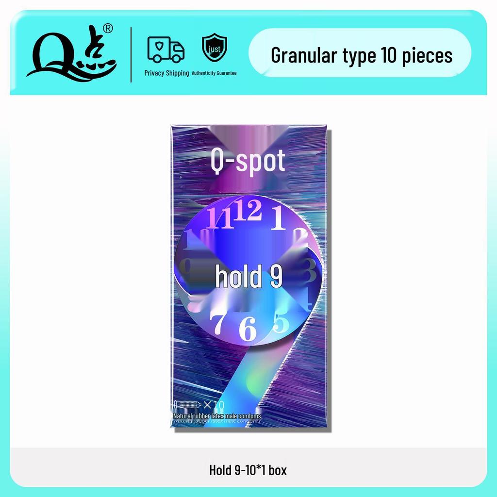 Q Point Ultra-Thin Lubricated Condoms - 10 Count Moisturizing & Safe for Adult Family Planning
