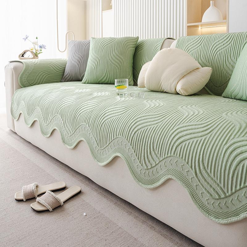 

Summer Cash Cool Hair Cushion Summer New One-Piece Combination Sofa Seat Cushion Cover Cloth Towel 70*70cm